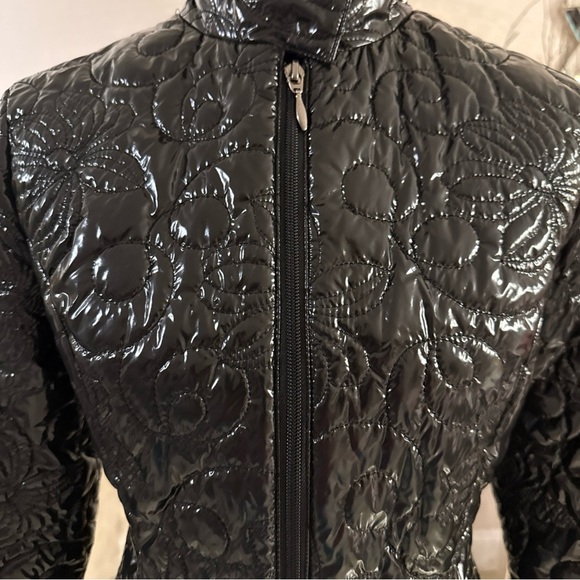 Anne Fontaine Black Quilted Women's Jacket size 40 - Picture 3 of 8
